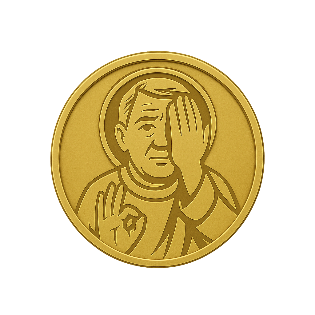 Saint Whine medallion